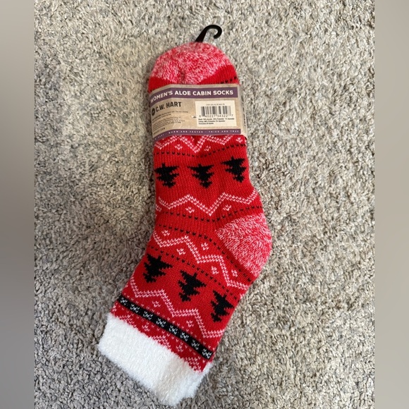 C.W. Hart Red Cabin Socks - Picture 2 of 3